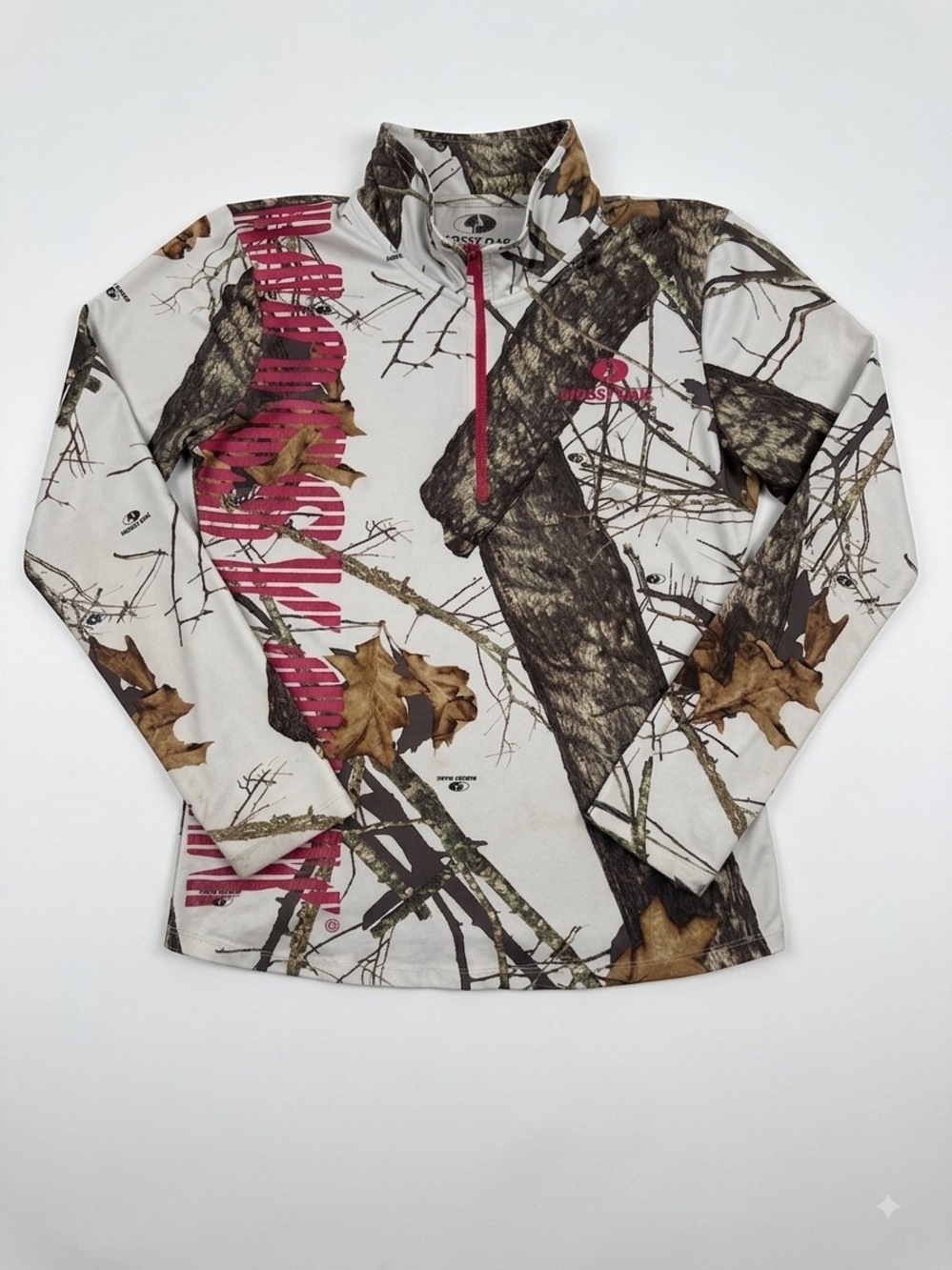 Mossy Oak Women's Camo Quarter-Zip Pullover